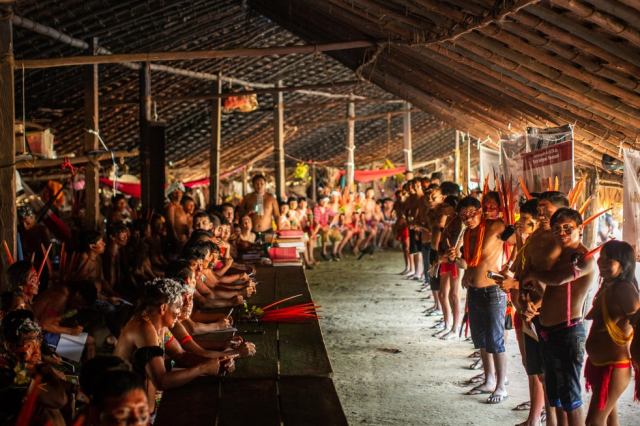 The indigenous community come together to resist 20,000 wildcat miners