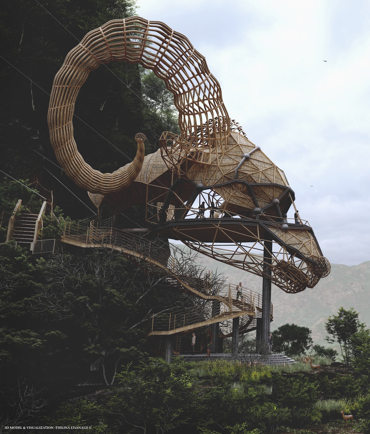Massive Animal-Shaped Architecture Inspired by Natural Surroundings ...